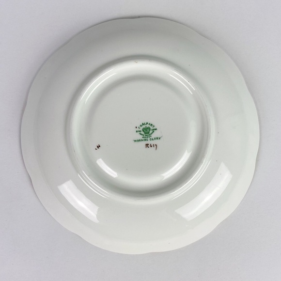 Coalport Bone China Vintage Floral Bread & Butter Plates: Set of 6 - Picture 4 of 9